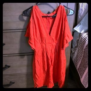Large Cold Shoulder Dress